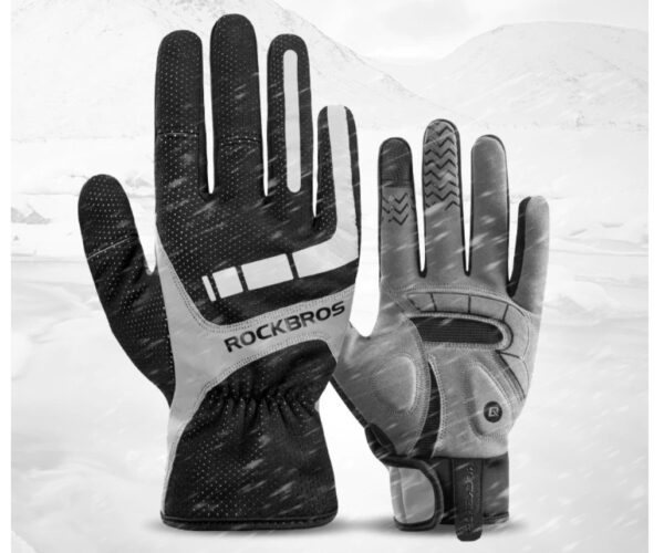 Two tone Design Thermal Bike Gloves - Image 6