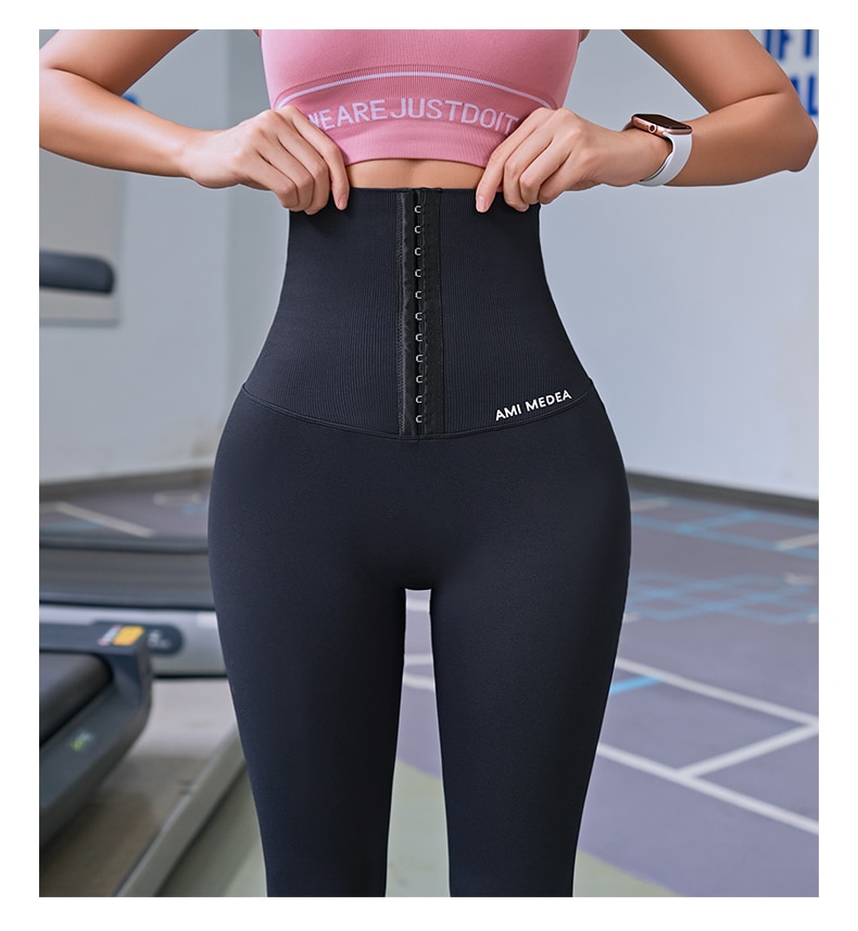 Fitness Women's Corset High Waisted Workout Leggings