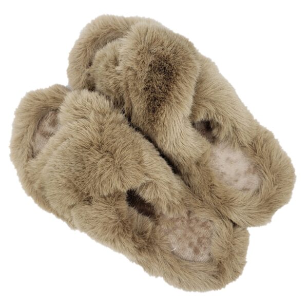 Women's Winter Fur Slippers for Home - Image 8