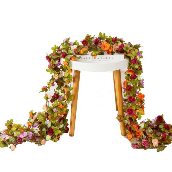 Long Colorful Artificial Flowers Garland - Image 7