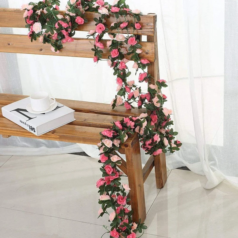 Long Colorful Artificial Flowers Garland