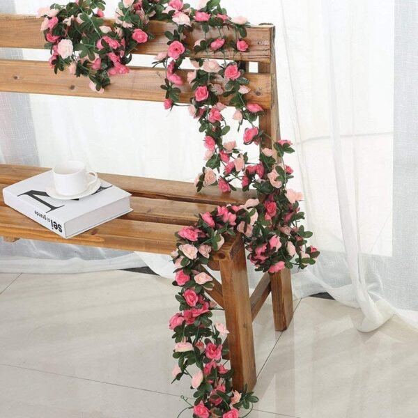 Long Colorful Artificial Flowers Garland - Image 6