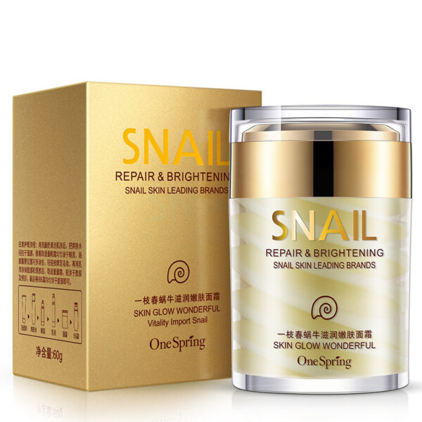 Smoothing Snail Extract and Aloe Vera Face Cream - Image 4