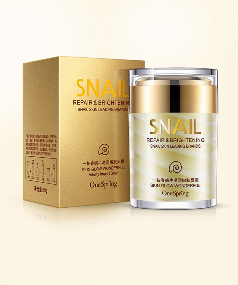 Smoothing Snail Extract and Aloe Vera Face Cream