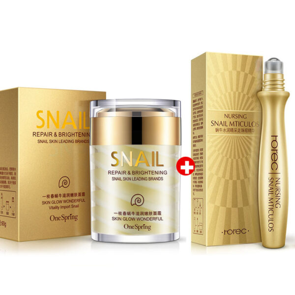 Smoothing Snail Extract and Aloe Vera Face Cream