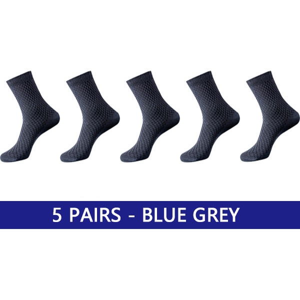 5 PAIRS BLUE GREY