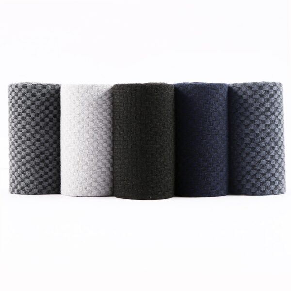 Men's Textured Style Socks 10 Pairs Set - Image 5