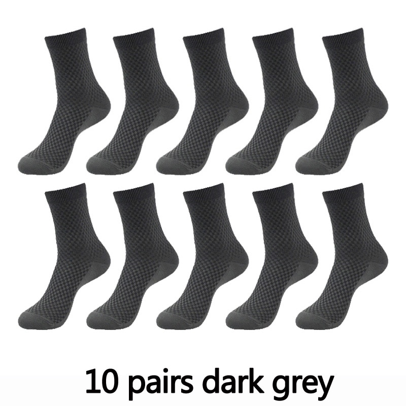 10 PAIRS DARK GREY